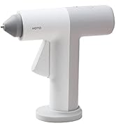 HOTO Cordless Hot Glue Gun, 10 Glue Sticks, 30S Heating Fast, USB Rechargeable Melt Glue Gun, Lit...