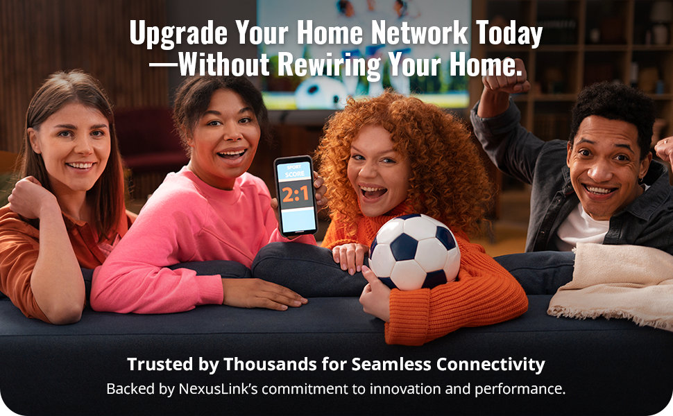 lan broadband interference smart tv fast data speed passthrough coaxial alternative signal protocol