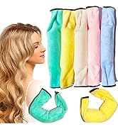 Aimin Hair Soft Overnight Hair Rollers No Heat Sleep In Hair Curlers For Thick Hair Large Cloth P...