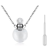 DS. DISTINCTIVE STYLE Vial Necklace Perfume Bottle Pendant for Liquid Blood Necklace Kit Memorial...