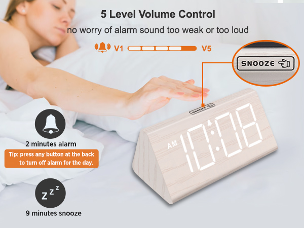 digital alarm clock for bedroom