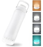KAKULO Camping Lantern with Water Bottle - Modular LED Lights with 5 Modes, Rechargeable Lamp for...