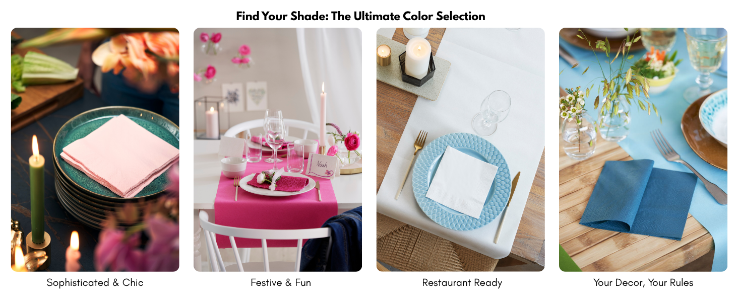napkins colors