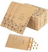 300 Pieces Seed Envelopes 3.15 x 2.36in Seed Packets Envelopes Seed Envelopes with Preprinted Sma...