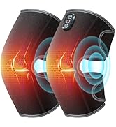 COMFIER Christmas Gifts for Dad, Men, Heated Knee Massager with Vibration, FSA Eligible HSA, Grap...