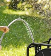 SPECILITE Garden Hose Reels, Holds 100 to 200 FT Hoses, Upgraded Guide System, 360° Swivel Base, ...