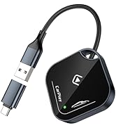 Wireless CarPlay Adapter for Apple iPhone-No Latency, Plug&amp;Play, Stable Connection for Cars with ...