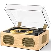 MANGOSTAN Portable CD Player with Speaker, Retro CD Player with Bluetooth Input and Output, CD Pl...