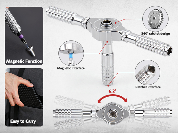 40 in 1 Magnetic Ratchet Screwdriver Set