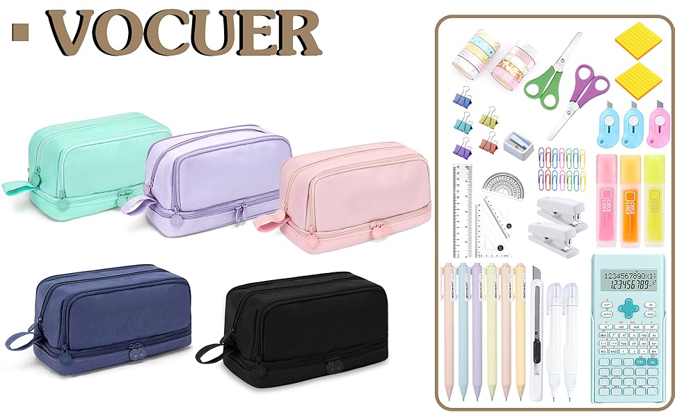 pencil case big pencil pouch