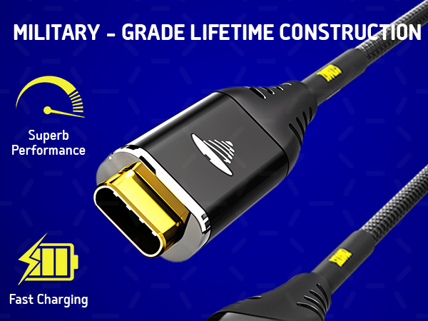 SKROOZ cables are military grade lifetime construction for superb performance and fast charging