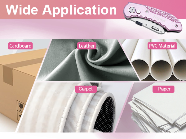 box cutter utility knife-pink-HR07S