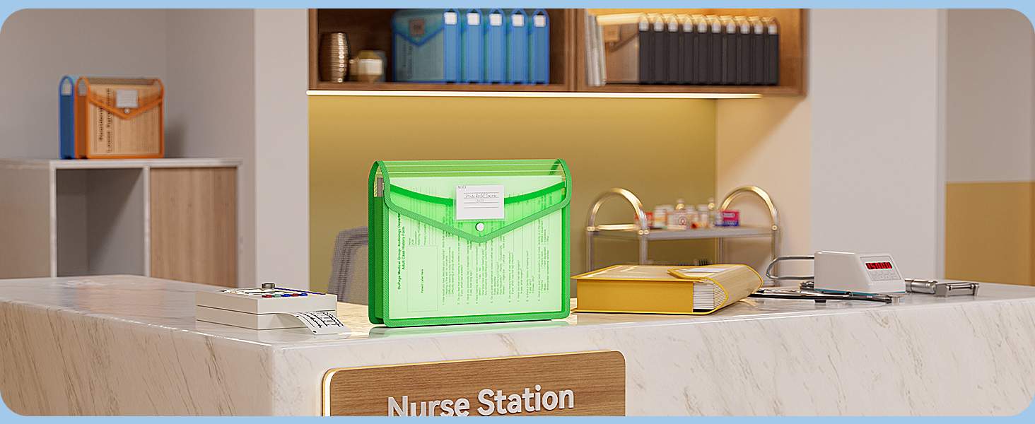 ThinkTex Plastic Expanding File Folder