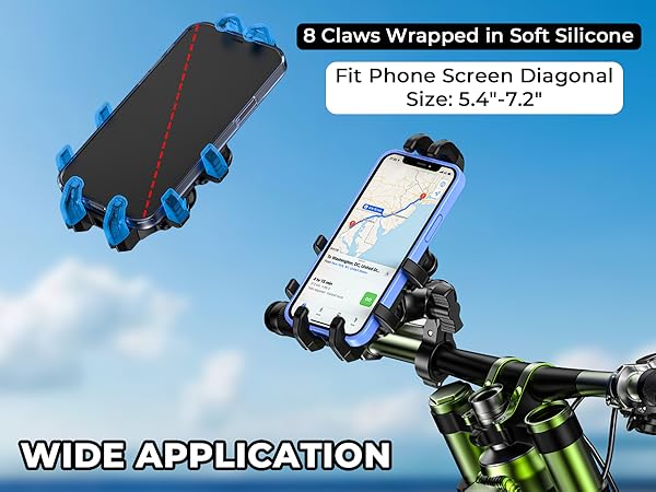 stroller phone mount handlebar