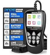 OBD2 Scanner Diagnostic Tool, VEHLIVE V860 Car Code Reader for Check Engine Light with Reset, I/M...