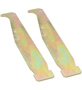 Rosojodg 2Pcs Bar Groove Cleaner Chain Saw Guide Bar Rail Trough Cleaner Cleaning Tool Carbon Ste...