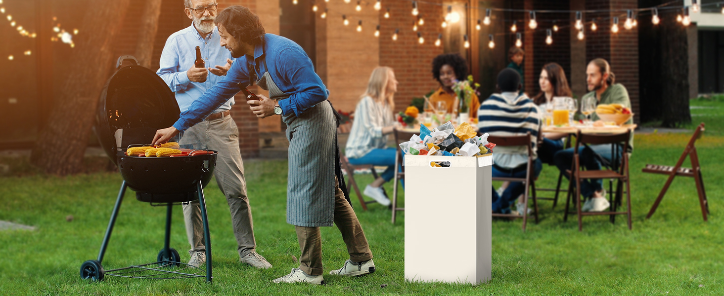 pop up trash cans for parties