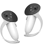 HZLucki Controller Grips Compatible with Meta/Oculus Quest 3, Adjustable Knuckle Straps Fits Most...