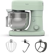 Martha Stewart? Tilt-Head Stand Mixer,?12 Speed, 5.3QT Stainless Steel Bowl, Splash Guard with Po...