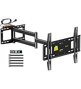 FORGING MOUNT Long Arm TV Wall Mount for 42-80 inch TVs, 43" Extension Full Motion TV Mount with ...
