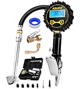 AZUNO Digital Tire Inflator with Pressure Gauge, 200 PSI, Heavy Duty Air Compressor Accessories, ...