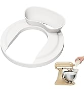 Maireien 2 in 1 Silicone Pouring Shield Funnel for KitchenAid 4.5-6Qt Mixings, Stand Mixer Flour ...