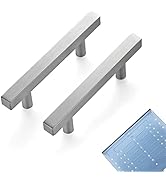 Ravinte 30 Pack 3 Inch Cabinet Pulls Brushed Nickel Sqaure Kitchen Cabinet Handles Silver Cabinet...