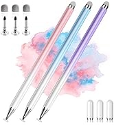 Stylus Pens for Touch Screens, 2 in 1 High Precision Universal Stylus Pen for iPad Compatible wit...