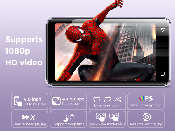 innioasis 80gb mp3 player with bluetooth and wifi