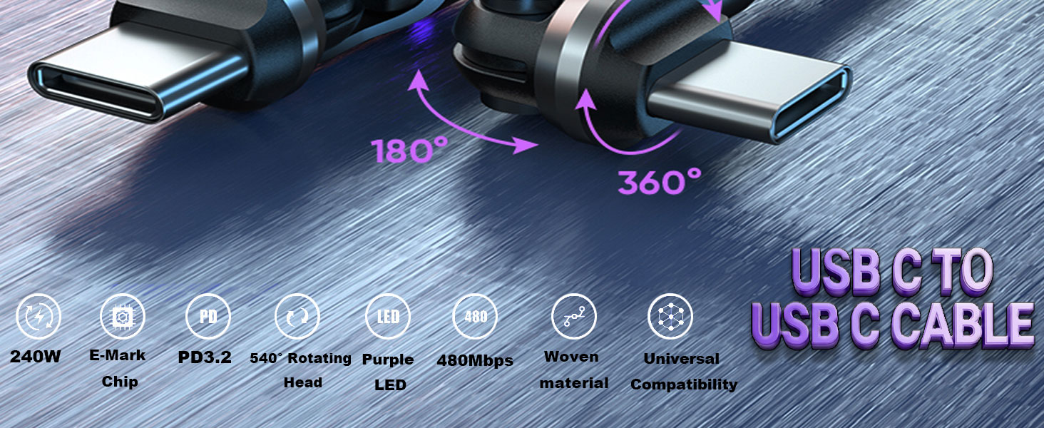 90 degree usb c to usb c cable