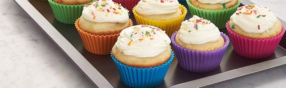 Vitrix Kitchenware Silicone Baking Cups