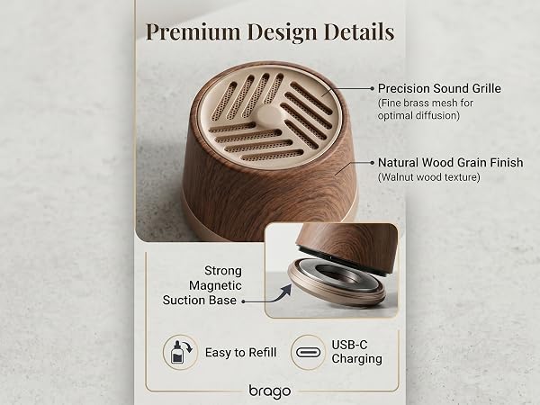 bathroom magnetic bluetooth speaker