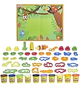 Play-Doh Animal Adventure Set, Arts and Crafts Toys for 3 Year Old Girls &amp; Boys, 45 Tools, 10 Can...