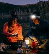 Fieldspark LED Headlamp Rechargeable Waterproof, Motion Sensor Hardhat Headlamp with Clips, 230°W...