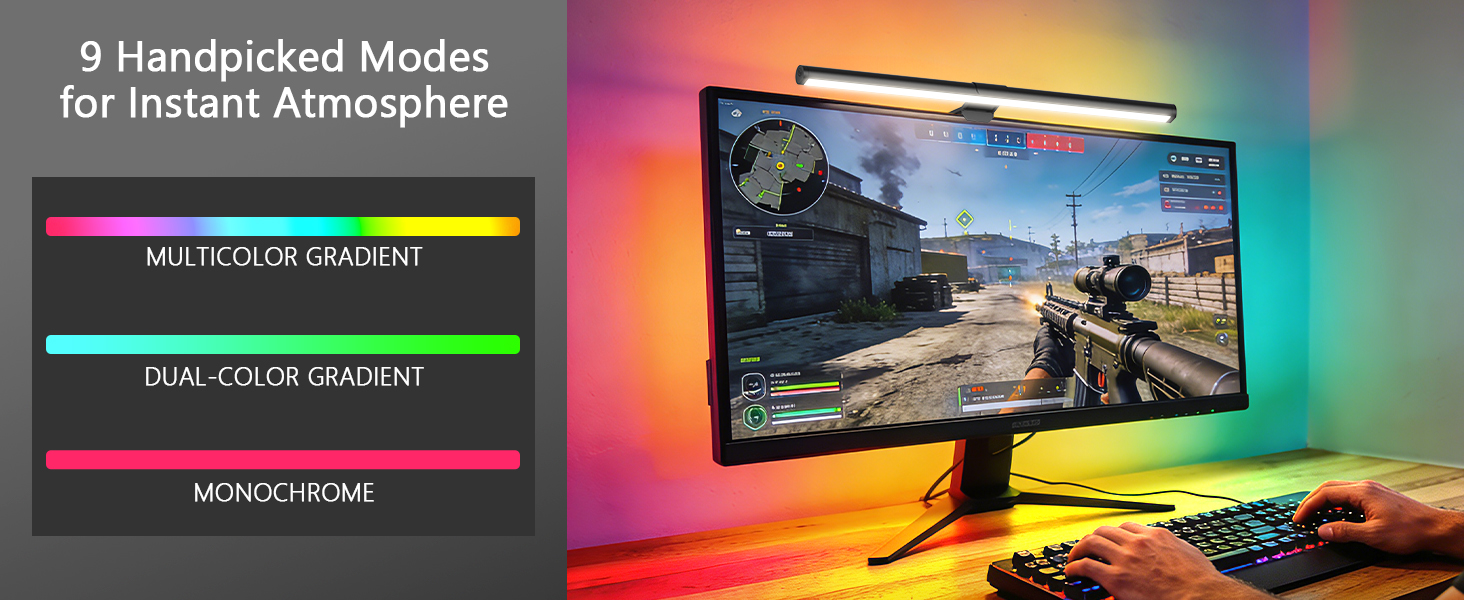 Gaming Office Desk Lamp