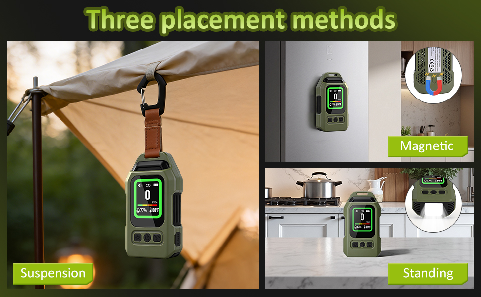 Portable TravelCarbon Monoxide Detector