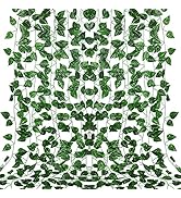 RECUTMS 86 FT Artificial Ivy Fake Greenery Leaf Garland Plants Vine Foliage Flowers Hanging for W...