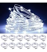 chzk Fairy Lights Battery Operated, 24 Pack 7FT 20 LED Mini String Lights Twinkle Lights for Chri...