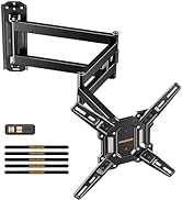 Perlegear Long Arm TV Wall Mount for 32-65? TVs, 37.4” Long Extension Corner TV Mount, Max VESA 4...