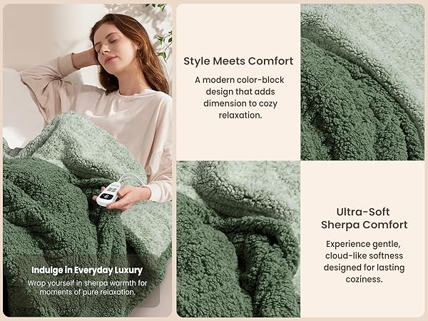 reversible heated blanket