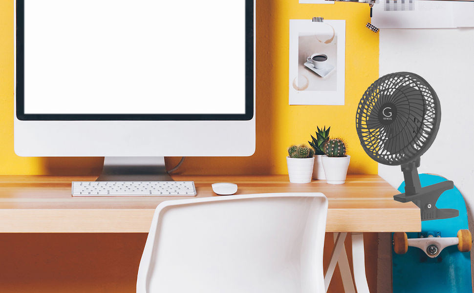 Genesis A1 Clip Fan Lifestyle