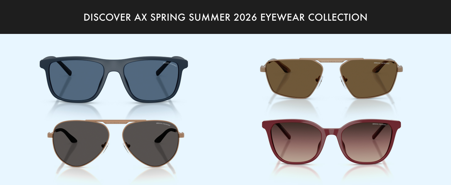 Discover AX Spring Summer 2026 Eyewear Collection