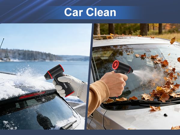 GOOLOO air duster wide applications: Car cleaning