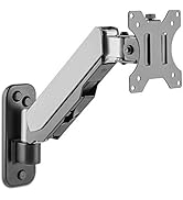 AVLT Single 13"-32" Monitor Wall Mount fits Flat/Curved Computer Monitor Full Motion Height Swive...