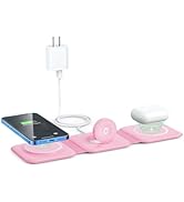 Wireless Charger 3 in 1,RTOPS Magnetic Travel Wireless Charging Station Multple Devices,GaN 3 in ...