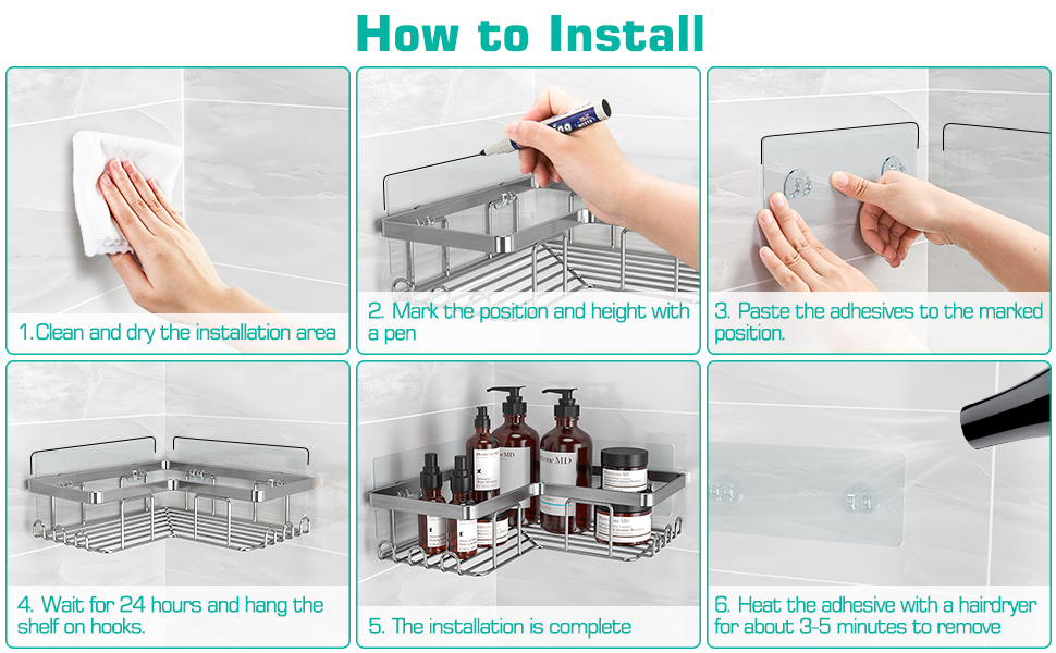 bathroom shower organizer
