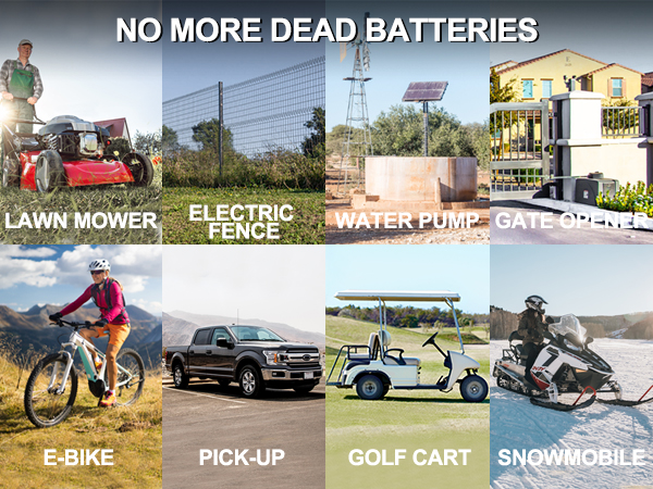 solar battery charger 12 volt waterproof