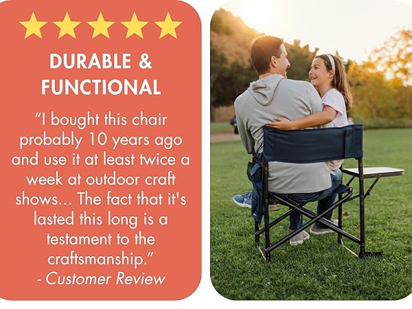 small camping chair perfect for parents watching kids sports or attending outdoor craft festivals