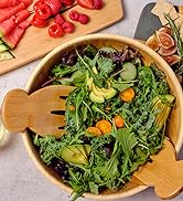 Salad Hands in salad bowl for serving.