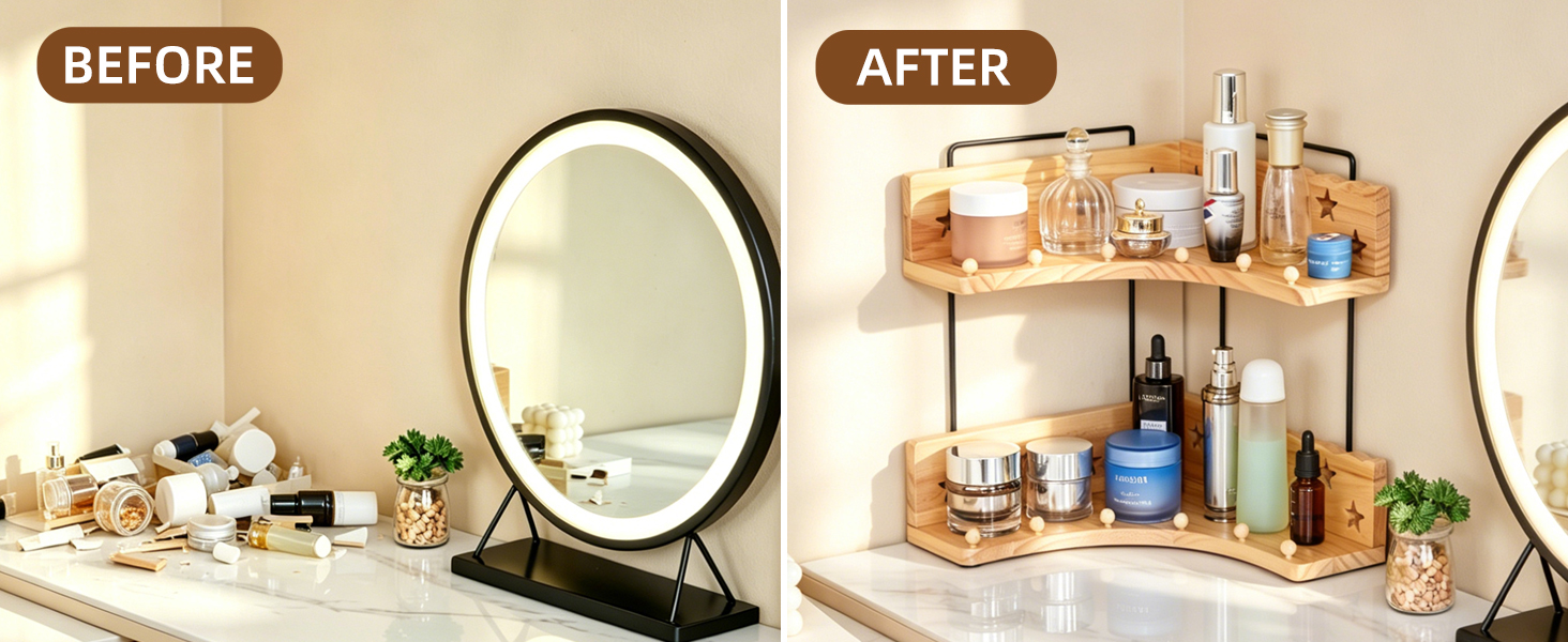 2-Tier Bathroom Countertop Organizer